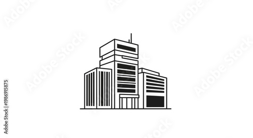 Modern Office Building Corporate Highrise.