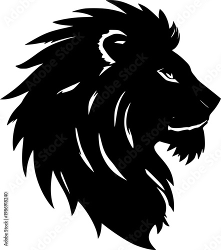 Modern Stylized Lion Head Vector Illustration for Professional Logo Design