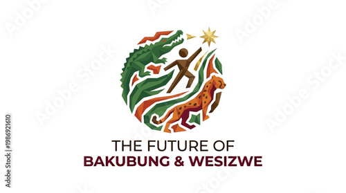 Symbolic Logo for Bakubung  Wesizwe South Africa