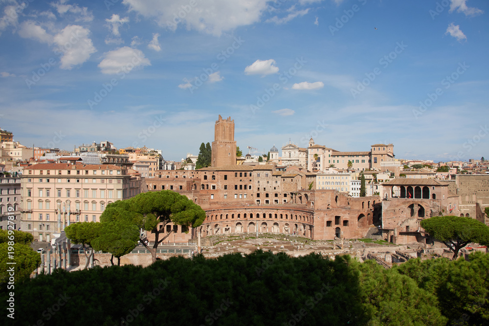 Fototapeta premium Trajan's market in Rome, Italy