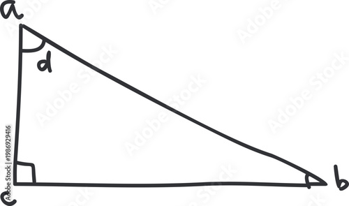 Hand Drawn Mathematics Element 