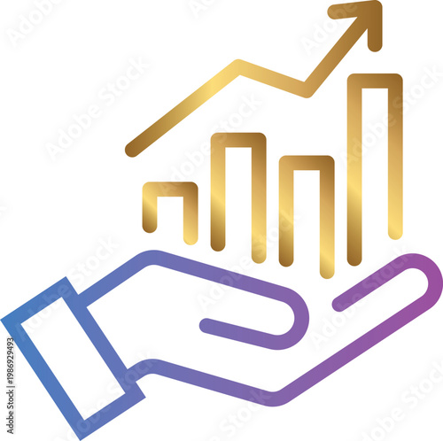 Gemini said

3D illustration of a real estate market concept featuring a house in hand with a financial growth arrow and business graph showing success
