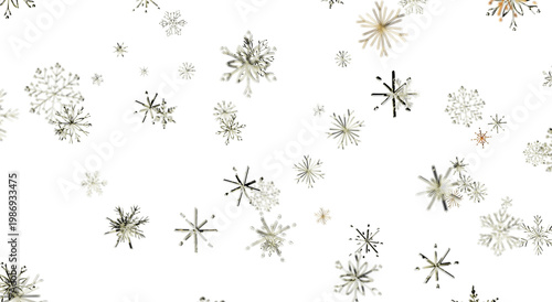 Beautiful snowflakes fallin...