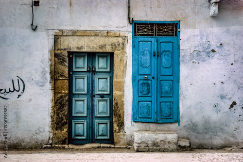 Blue Doors, Djerba, Tunisia