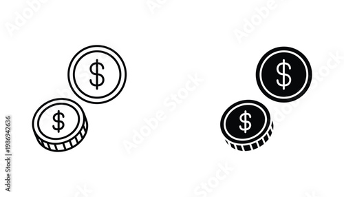 Coin Dollar Symbol Finance Transaction Wealth Growth