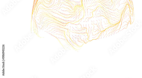 Abstract gold and red lines...