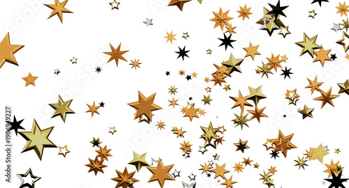 Abstract image of golden an...