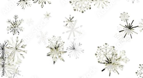 Unique snowflake design ove...