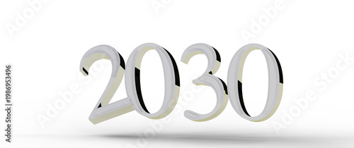 3D render of the year 2030 ...