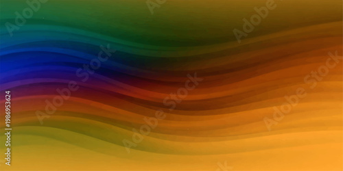 Vibrant and dynamic abstract art with a spectrum of colors creating an undulating and rhythmic display.