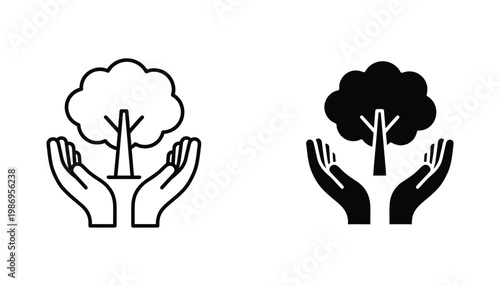 Tree Growth Care Icon