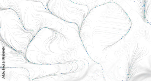 Abstract design with flowin...