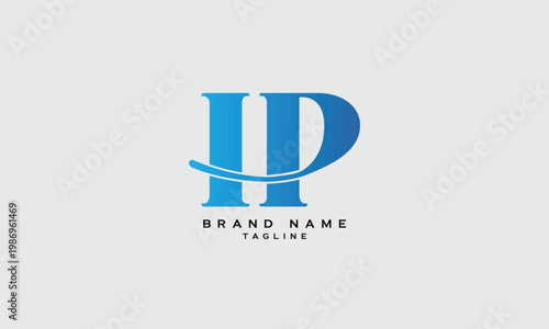 HDP, HPD, DHP, DPH, PDH, PHD, HP, PH, Abstract initial monogram letter alphabet logo design