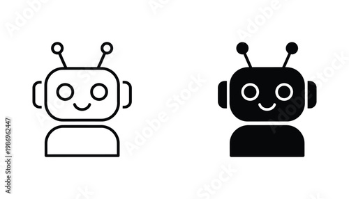 Robot Chatbot Icon Artificial Intelligence Assistant Head User Interface Digital Technology