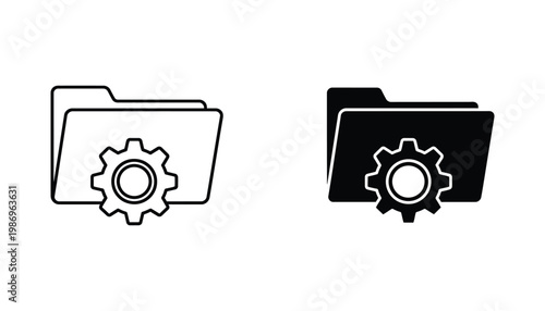 Folder Settings Gear Icon Management System