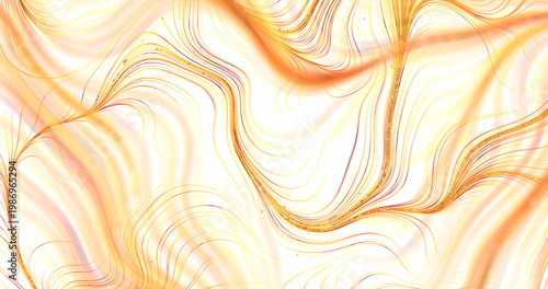 Abstract artwork with wavy ...