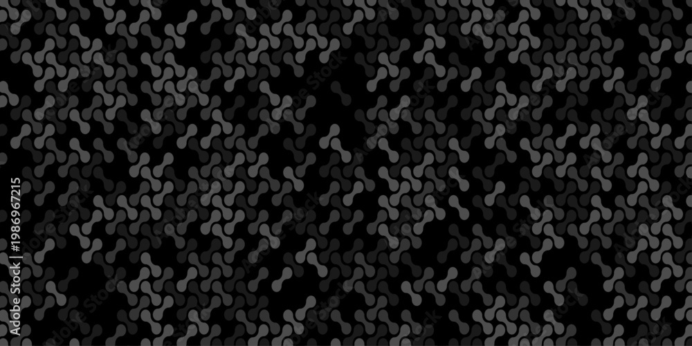 Fototapeta premium Metaball stippled organic pattern. Abstract geometric shape texture metaballs Seamless Pattern geometric wallpaper vector design.