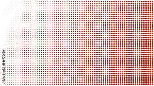 Abstract orange halftone gradient background with dotted pattern and smooth modern light texture