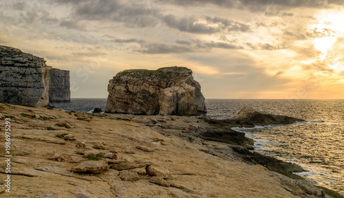 Breathtaking Coastal Landscapes of Malta: Cliffs, Rocks, and Sea
