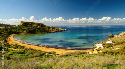 Breathtaking Coastal Landscapes of Malta: Cliffs, Rocks, and Sea
