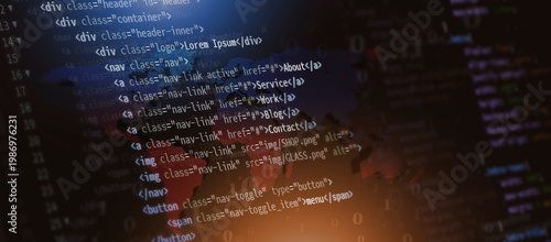 coding web computer technology banner