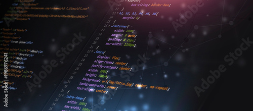 css web developing  mixed media banner