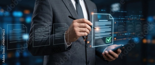 Digital document management action office environment business workflow virtual interaction modern technology professional communication