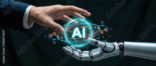 Ai-powered collaboration demonstration tech conference visual representation modern setting close-up view innovation and future technology