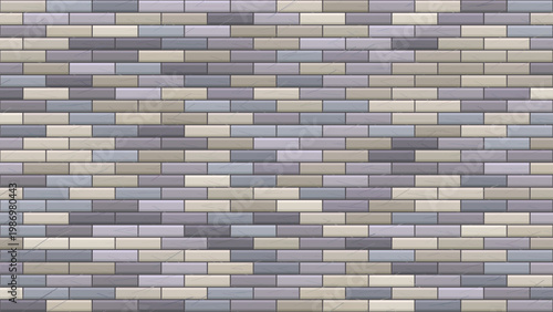Seamless brick wall pattern background for construction architecture texture industrial design and urban surface styling