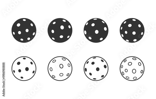 Floorball ball silhouette, Floorball ball outline, Floorball icon set, Floorball ball svg, Floorball logo, Floorball clipart, Floorball vector set. 