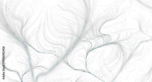 Abstract design of flowing ...
