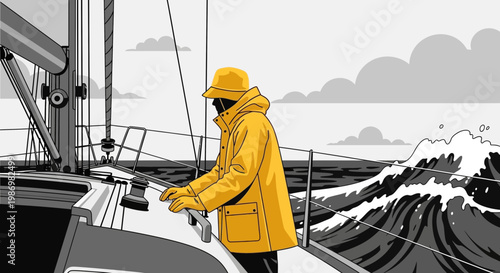 Maritime Voyager Navigates Choppy Seas On Sailboat Adventure