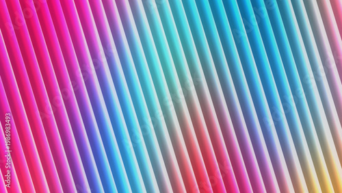 Vibrant abstract pixelated stripes blending through vivid colors illustration