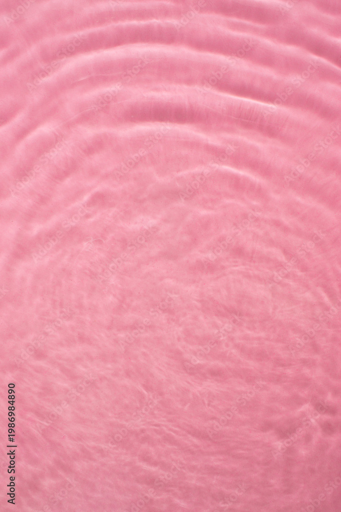 Fototapeta premium Pink ripple water background, creative modern blur wallpaper idea.