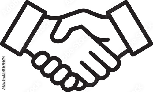 black silhouette of a hand holding a circular saw in a warning pose