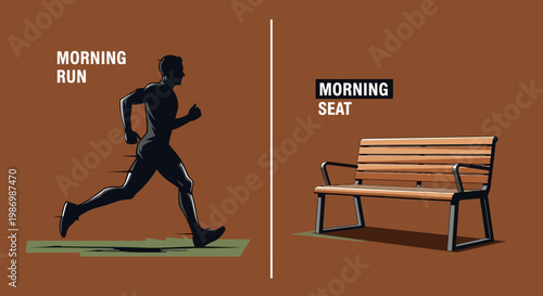 Morning Exercise Versus Morning Relaxation A Visual Contrast