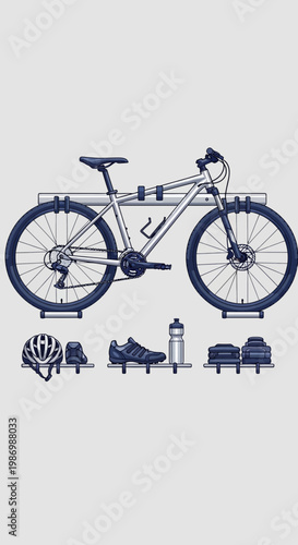 Organized Cycling Gear Ready For Your Next Adventure