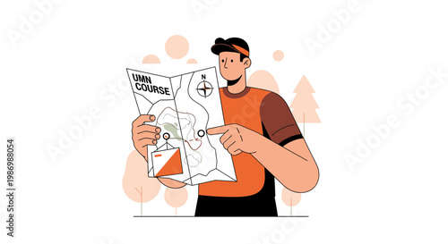 Orienteering Participant Planning A Challenge Course Adventure In Nature