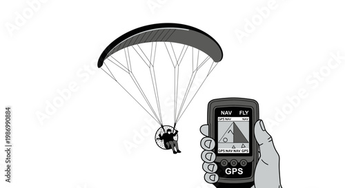 Paragliding Navigation Device Technology Adventure Sport