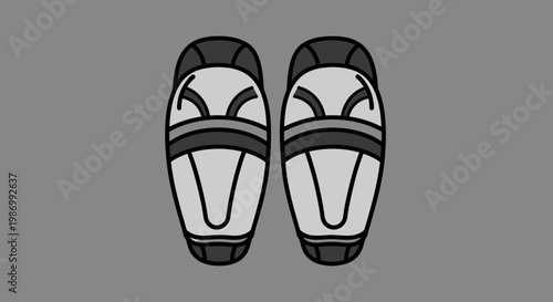 Protective Gear For Athletes A Stylized Graphic Representation