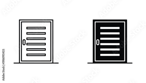 Door Icon Entrance Exit Opportunity Symbol