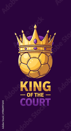 Regal Soccer Ball Crown Victory Sport Concept Design