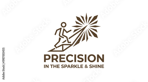 Abstract Logo Depicting Precision Progress and Success