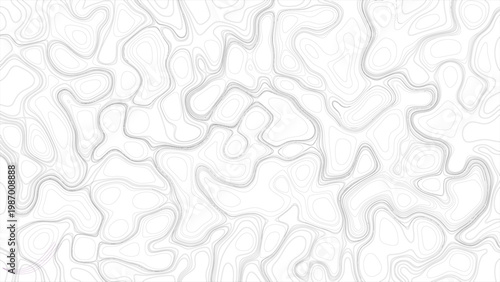 Abstract topography pattern seamless lines sea map modern design white background.  Contour maps. Vector illustration.
