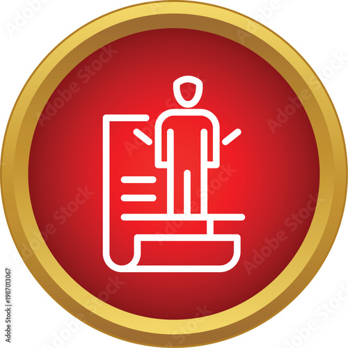 Person highlighting qualifications on a document, symbolizing job application and recruitment