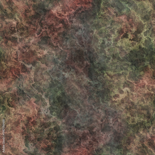 Cuadro en lienzo Abstract marble pattern allover watercolor texture.