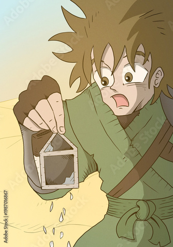 Surprised man expression