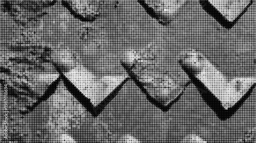 Halftone vector concrete texture overlay with dotted geometric patterns