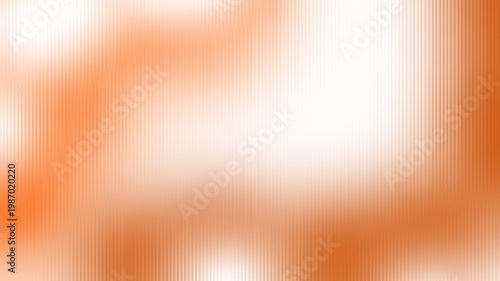 Abstract orange gradient background with vertical lines and soft light texture