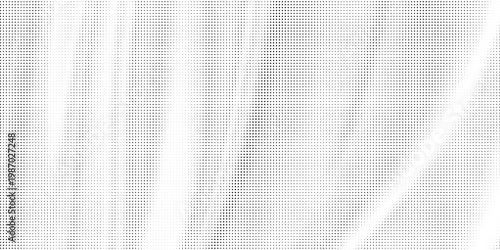 Grunge halftone gradient background. Faded grit noise texture. White and black sand wallpaper. Retro pixelated backdrop. Anime or manga style comic overlay.